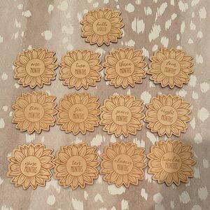 Flower Monthly Milestone Discs